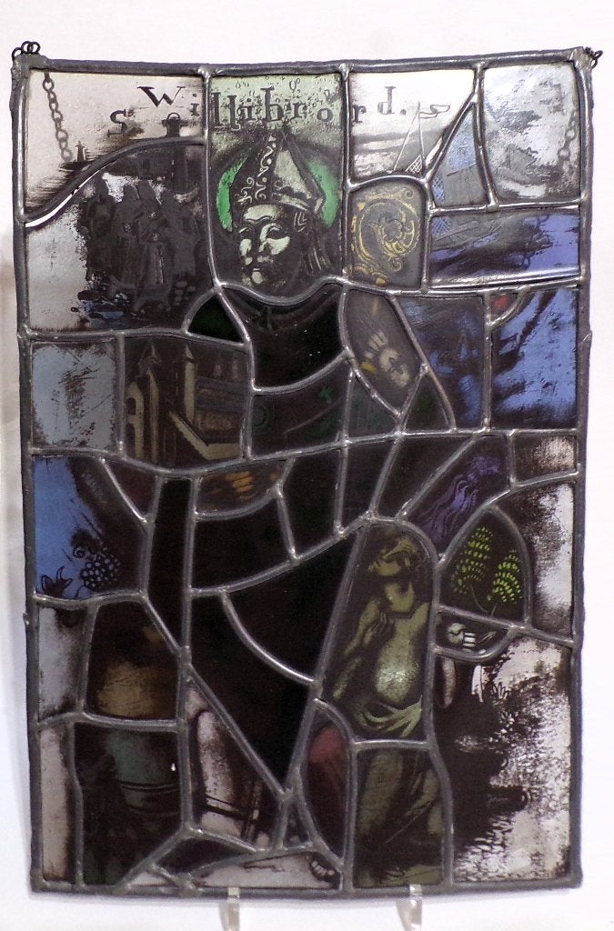 glas in lood, Theo van der Horst, St. Willibrord., Ophalen of Verzenden