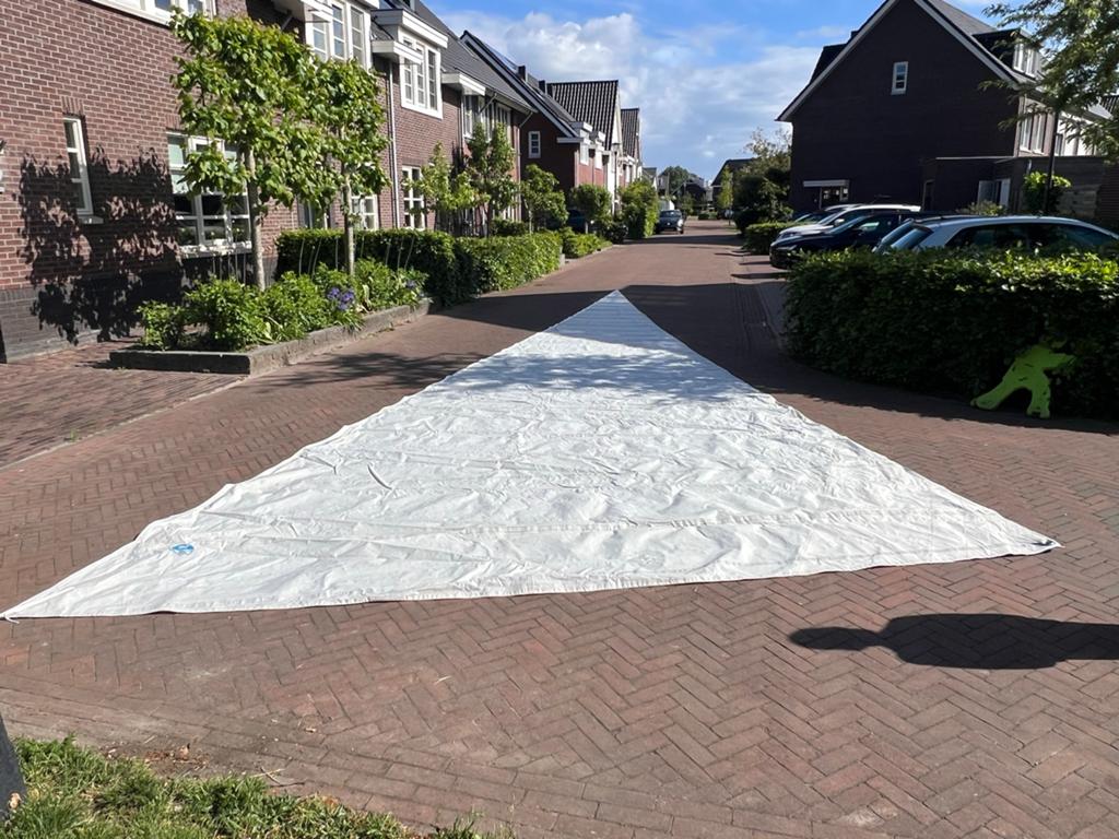 Zeer nette fok rolfok voor 36ft boot, 6 meter of meer, Zo goed als nieuw, Genua of Fok, Ophalen