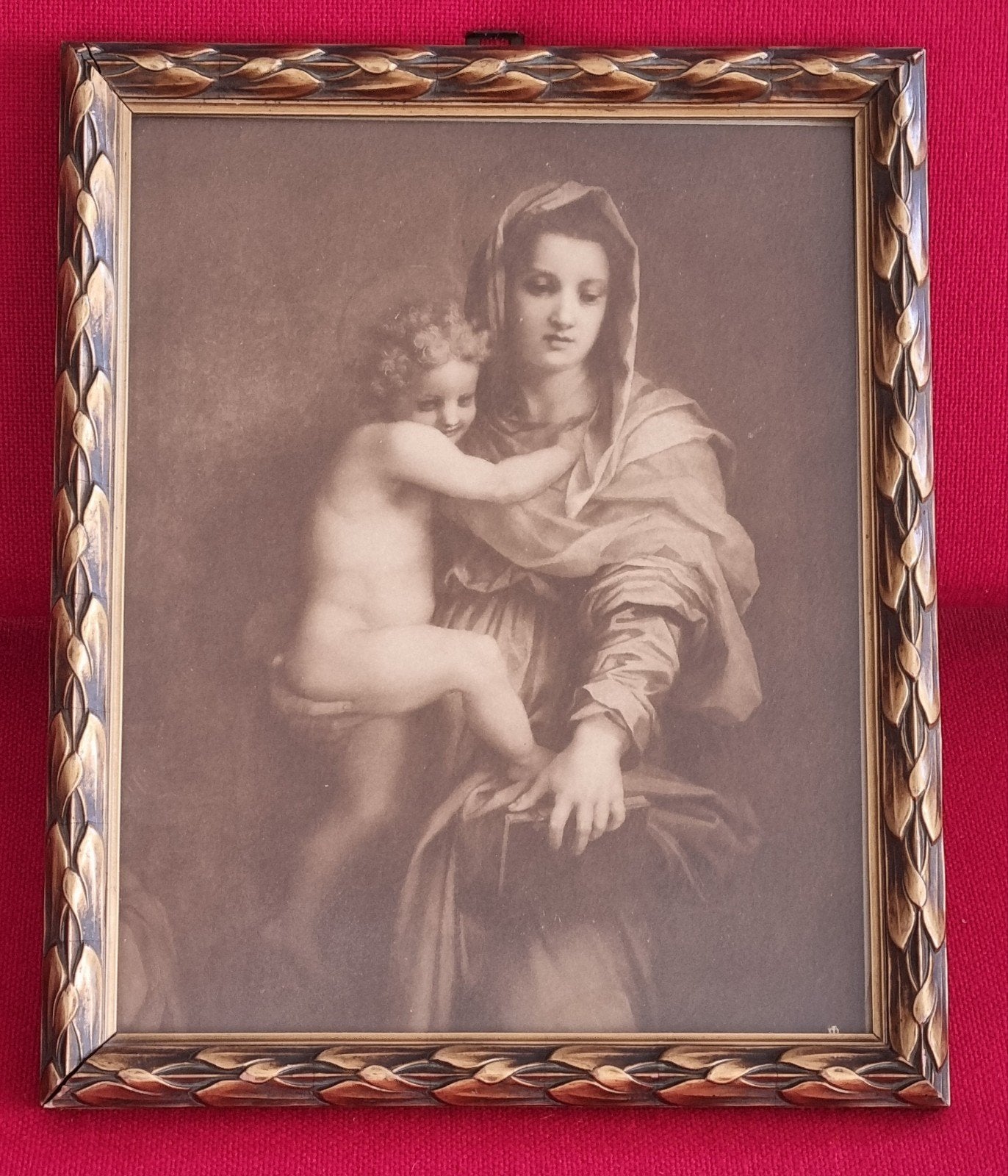 Fotogravure Andrea del Sarto Madonna van de Harpijen, Ophalen of Verzenden