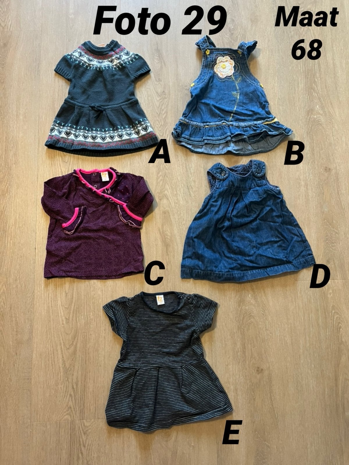 Jurk jurkje meisje zomer en winter maat 68 zgan *foto 29*, Kinderen en Baby's, Babykleding | Maat 68, Ophalen of Verzenden, Zo goed als nieuw