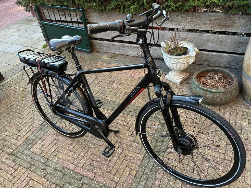 Stella Vicenza Black FDST Superior heren fiets, Gebruikt, Versnellingen, 49 tot 53 cm, Schijfrem