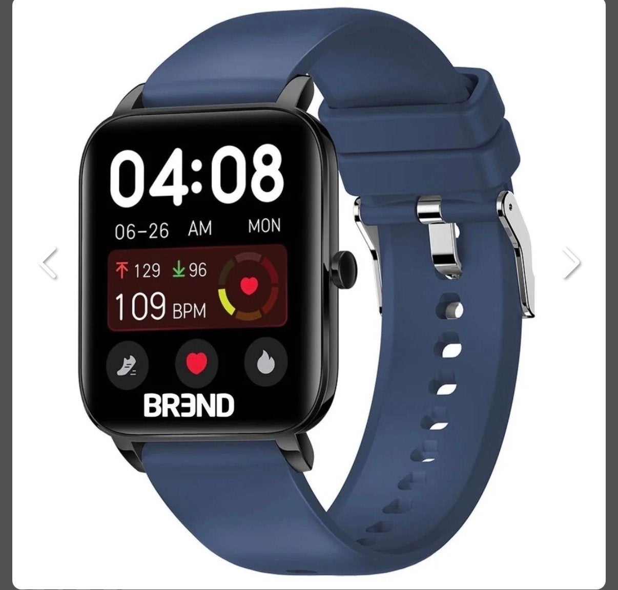 Smartwatch merk Brend - Nieuw, Blauw, Hartslag, Nieuw, Ophalen of Verzenden
