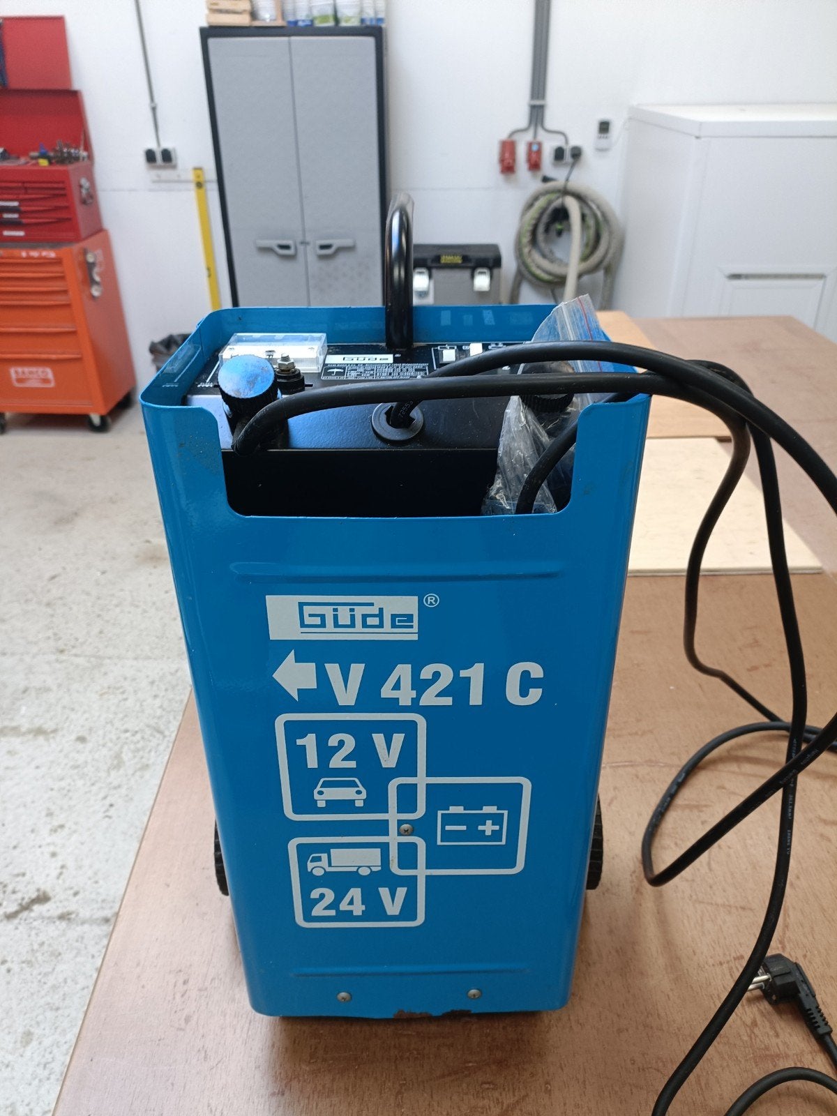 Güde V 421 C Acculader 12V/24V - Gebruikt, Gebruikt