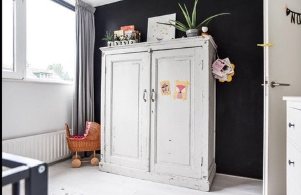 Antieke Franse witte kast!, Antiek en Kunst, Ophalen