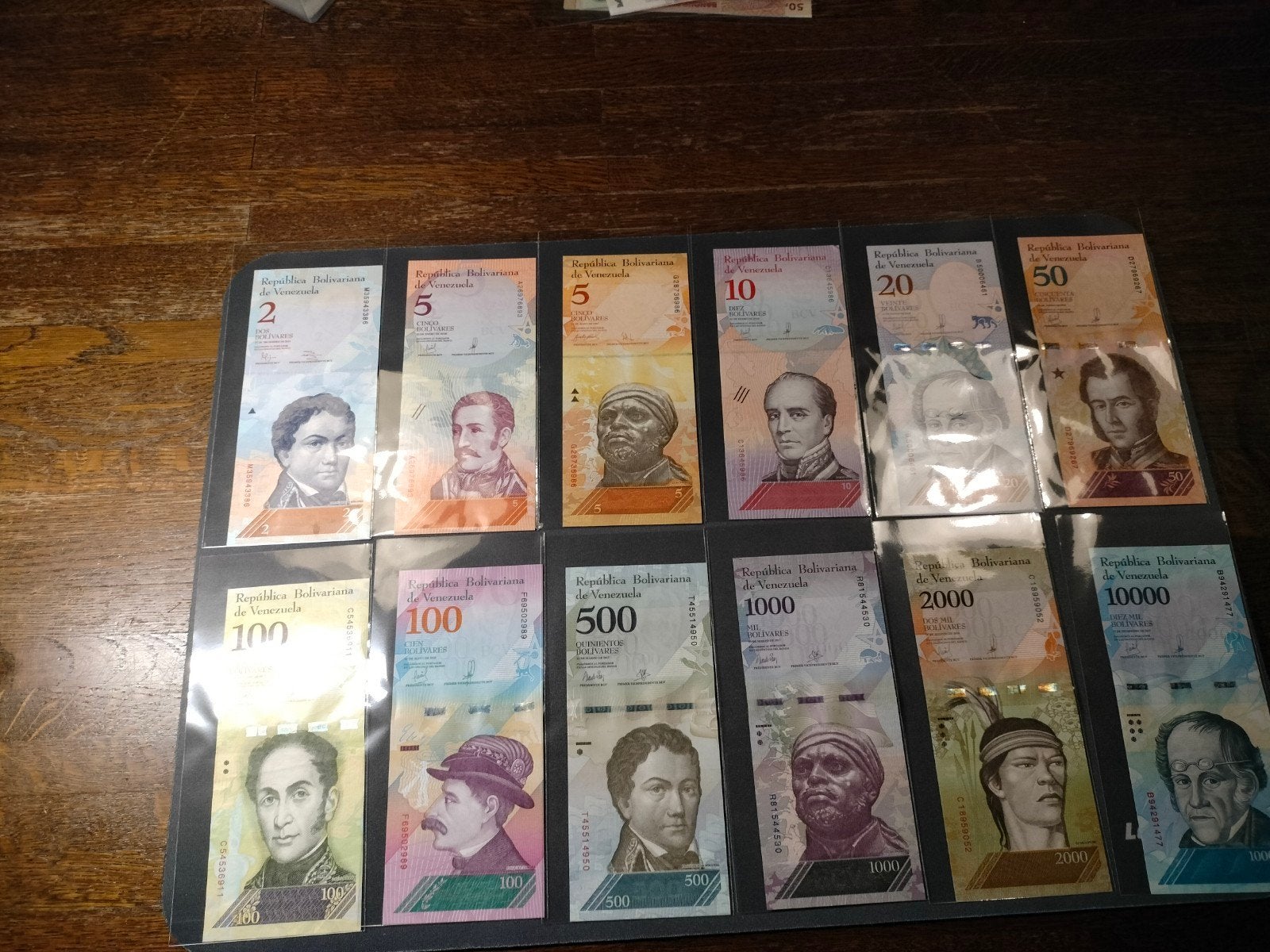 Bankbiljetten UNC Venezuela, Iran en Zambia, Ophalen of Verzenden, Zambia