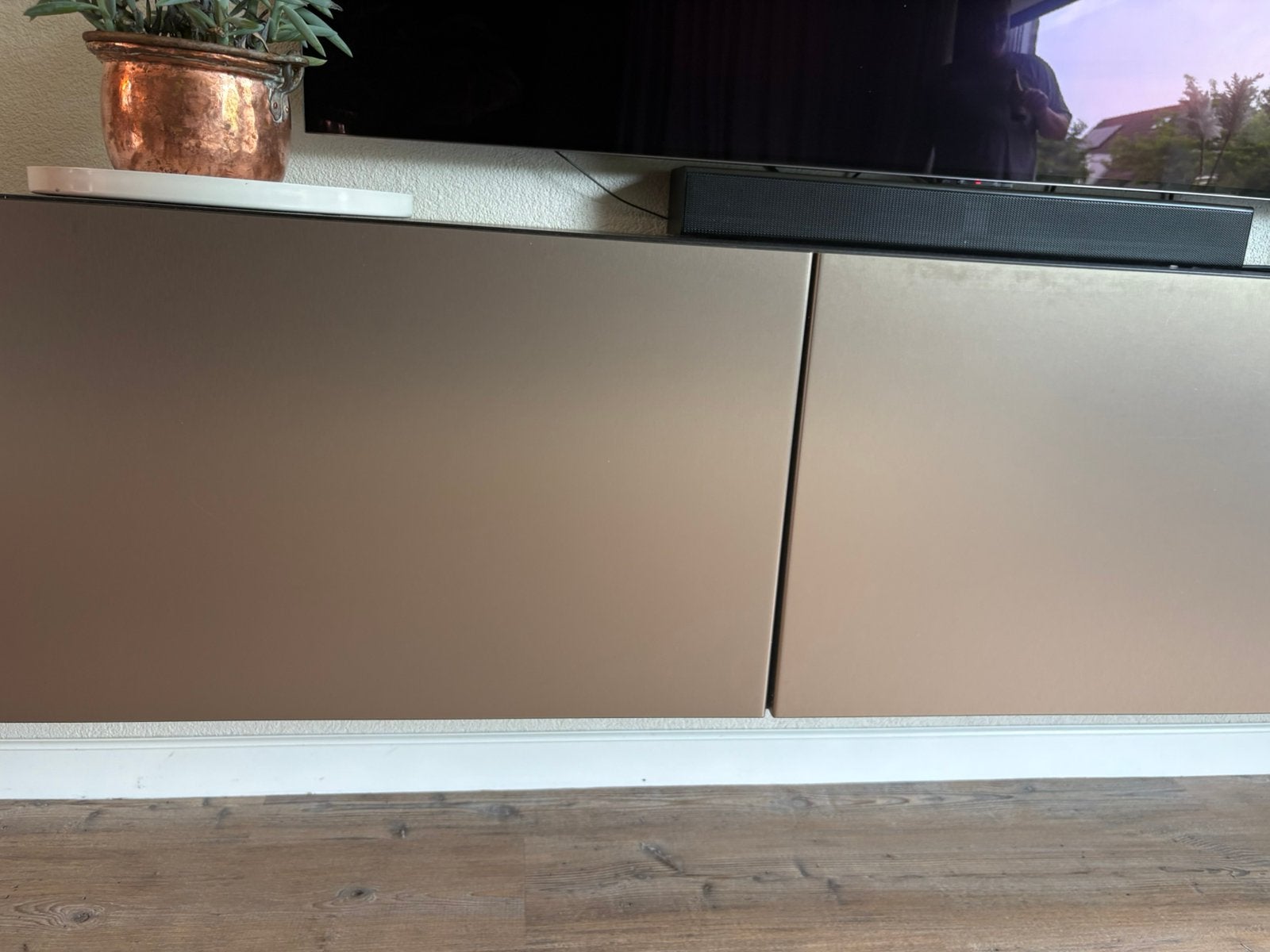 5x frontjes Ikea Besta/Riksviken brons, Ophalen, Zo goed als nieuw