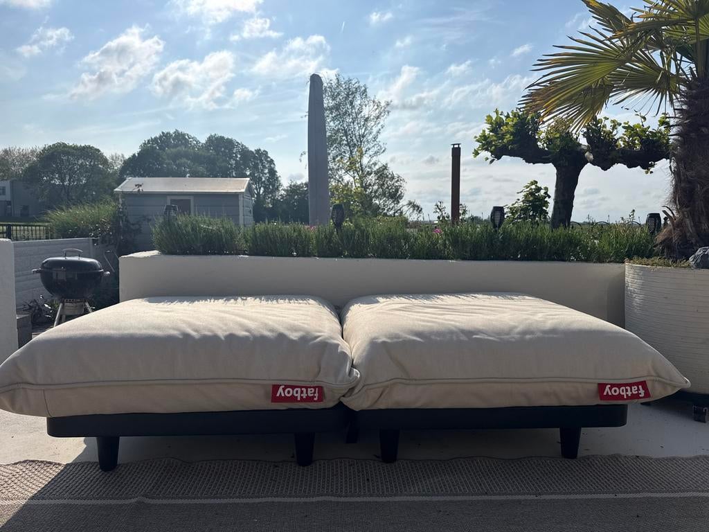 Fatboy Paletti sand loungeset - Zo goed als nieuw, 2 zitplaatsen, Overige materialen, Ophalen of Verzenden, Zo goed als nieuw