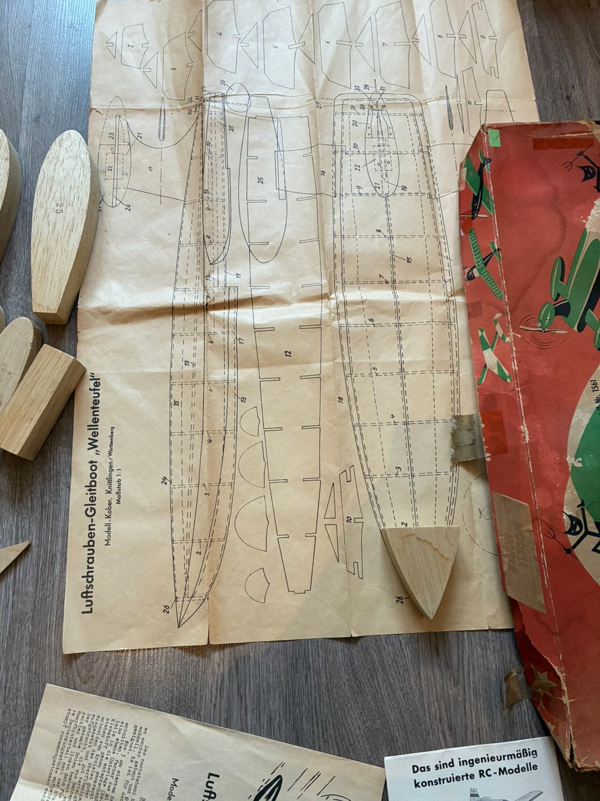 Te koop balsa Wellenteufel (alleen ophalen), Ophalen, Gebruikt