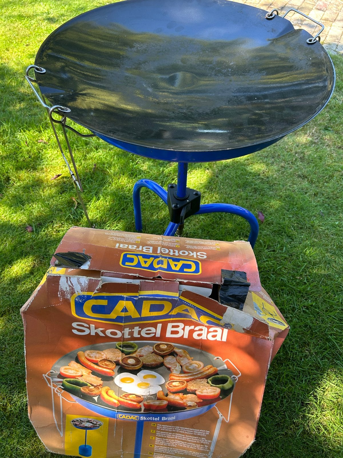 Cadac Skottel Braai Bak en Grillplaat, Ophalen of Verzenden, Gebruikt