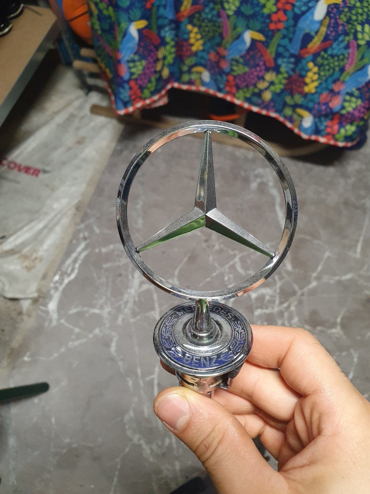 Mooie originele Mercedes-Benz ster, Ophalen of Verzenden, Gebruikt, Mercedes-Benz