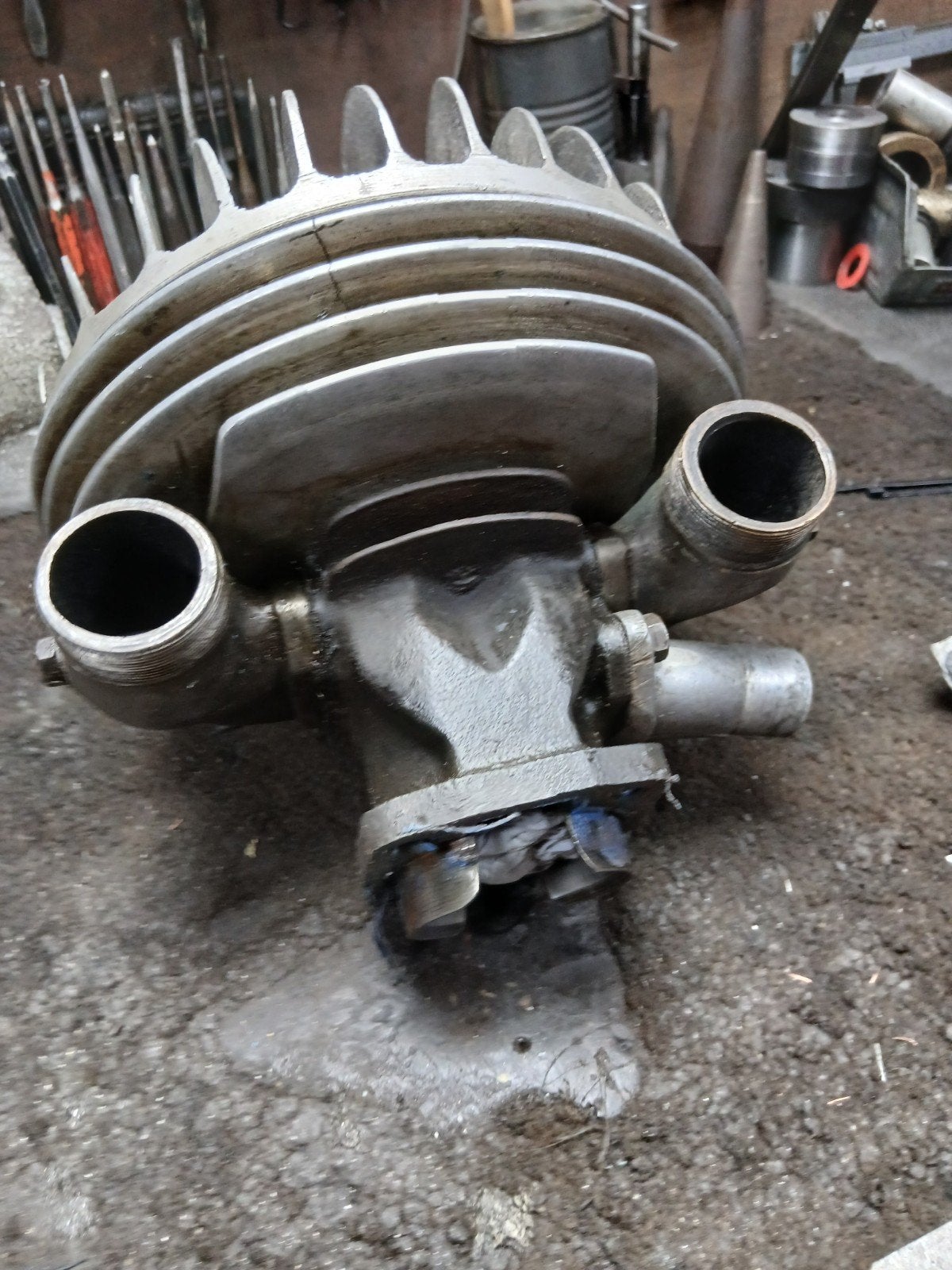 Villiers 125 cc racecilinder met zuiger, Motoren, Ophalen of Verzenden