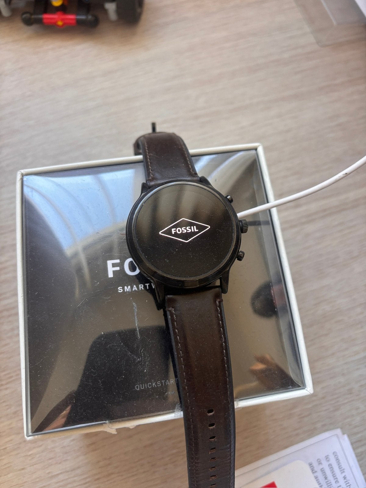 Fossil smart watch, Ophalen of Verzenden, Zo goed als nieuw, Zwart, Android