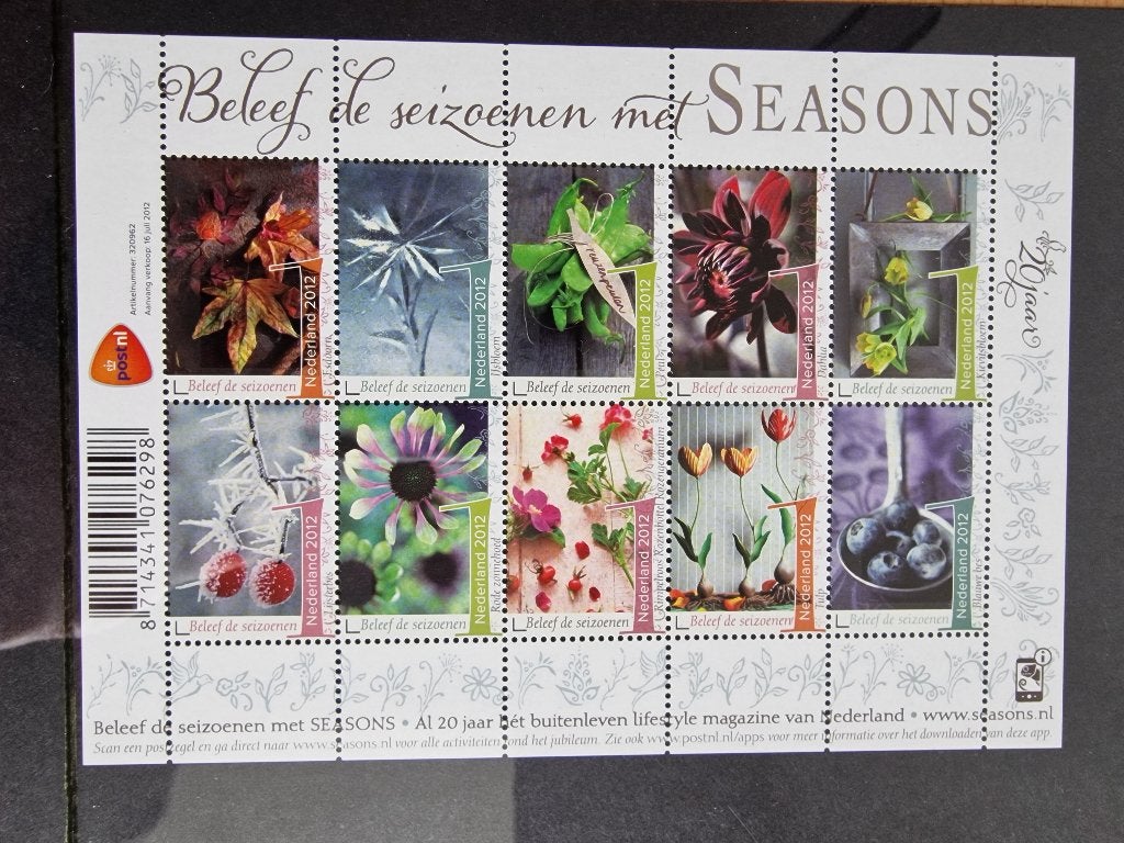 2012 V2957-2966 Seasons Beleef de seizoenen. Postfris., Ophalen of Verzenden, Na 1940, Postfris