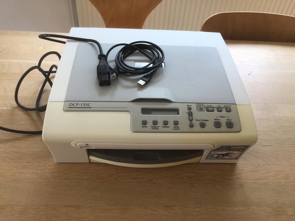 Brother compacte kleuren inkjet printer, Ophalen, Zo goed als nieuw, Scannen