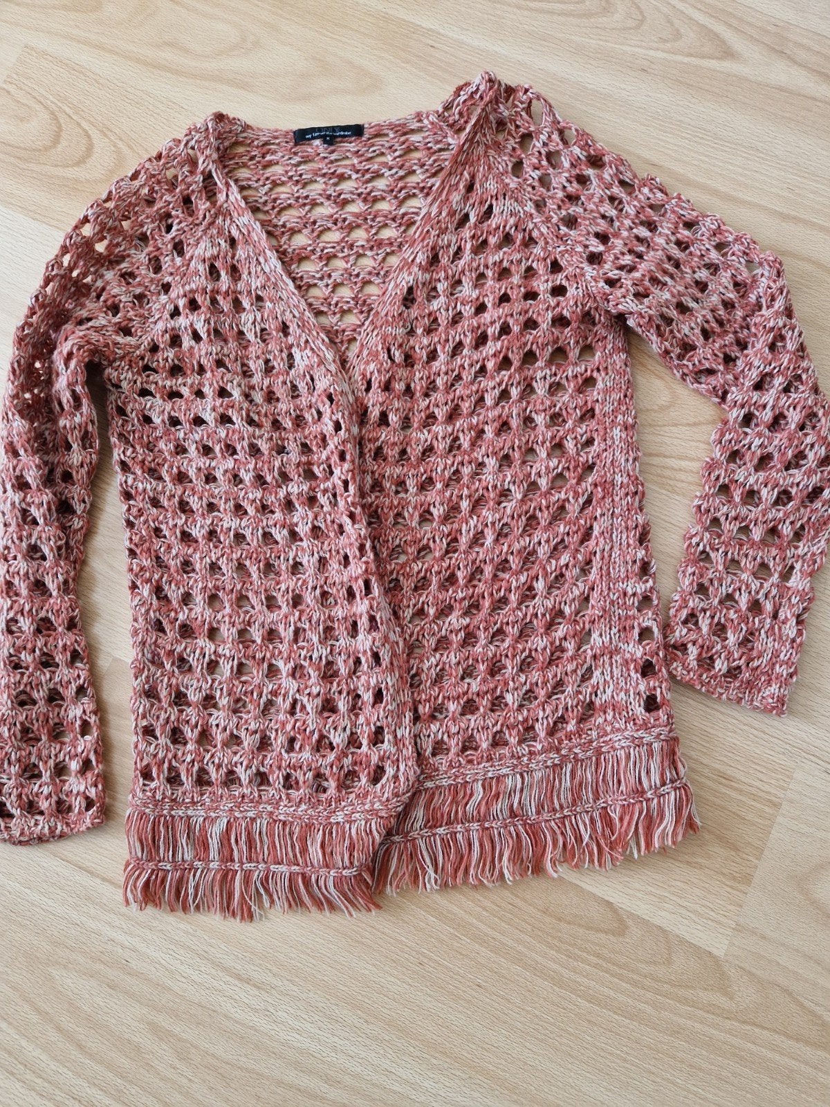 vest rood/beige, Ophalen of Verzenden, Zo goed als nieuw, Maat 38/40 (M), Rood