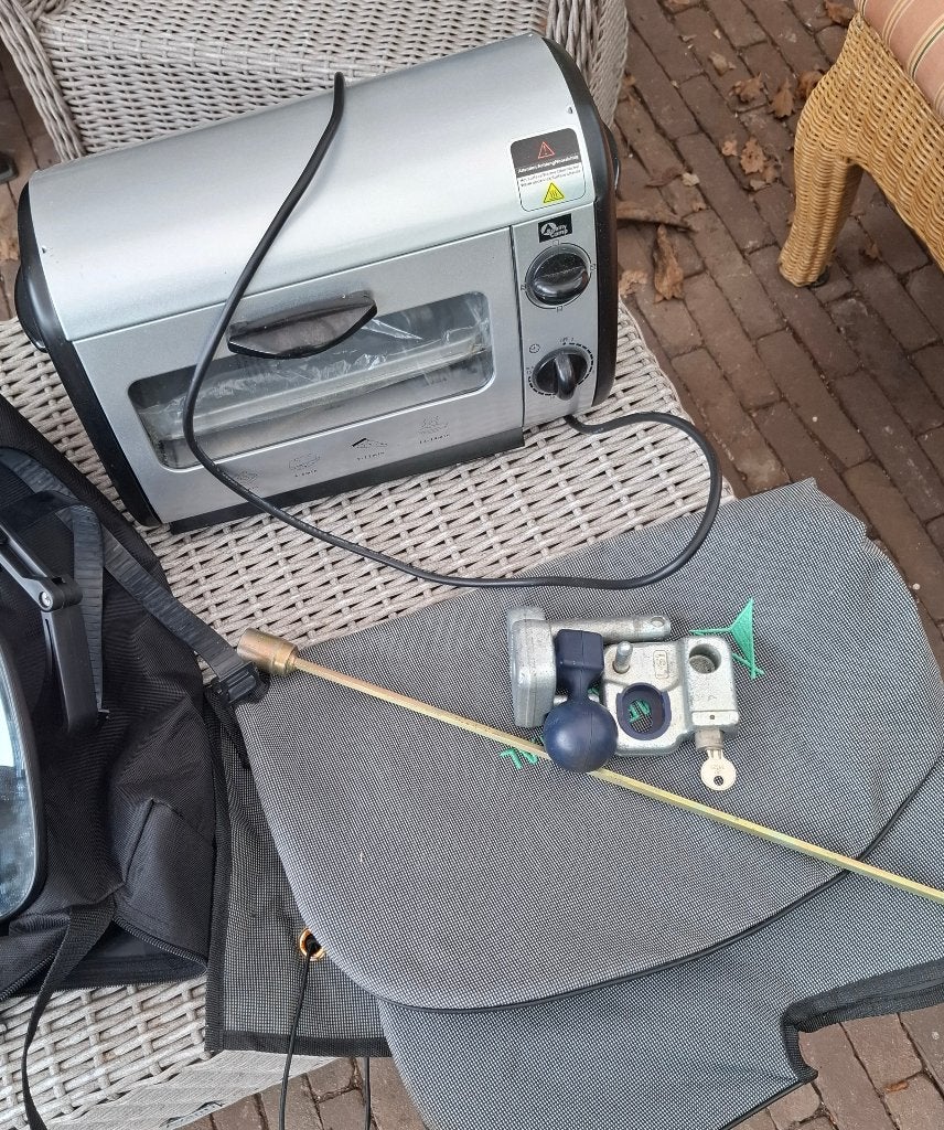 Camping spullen, Ophalen, Gebruikt