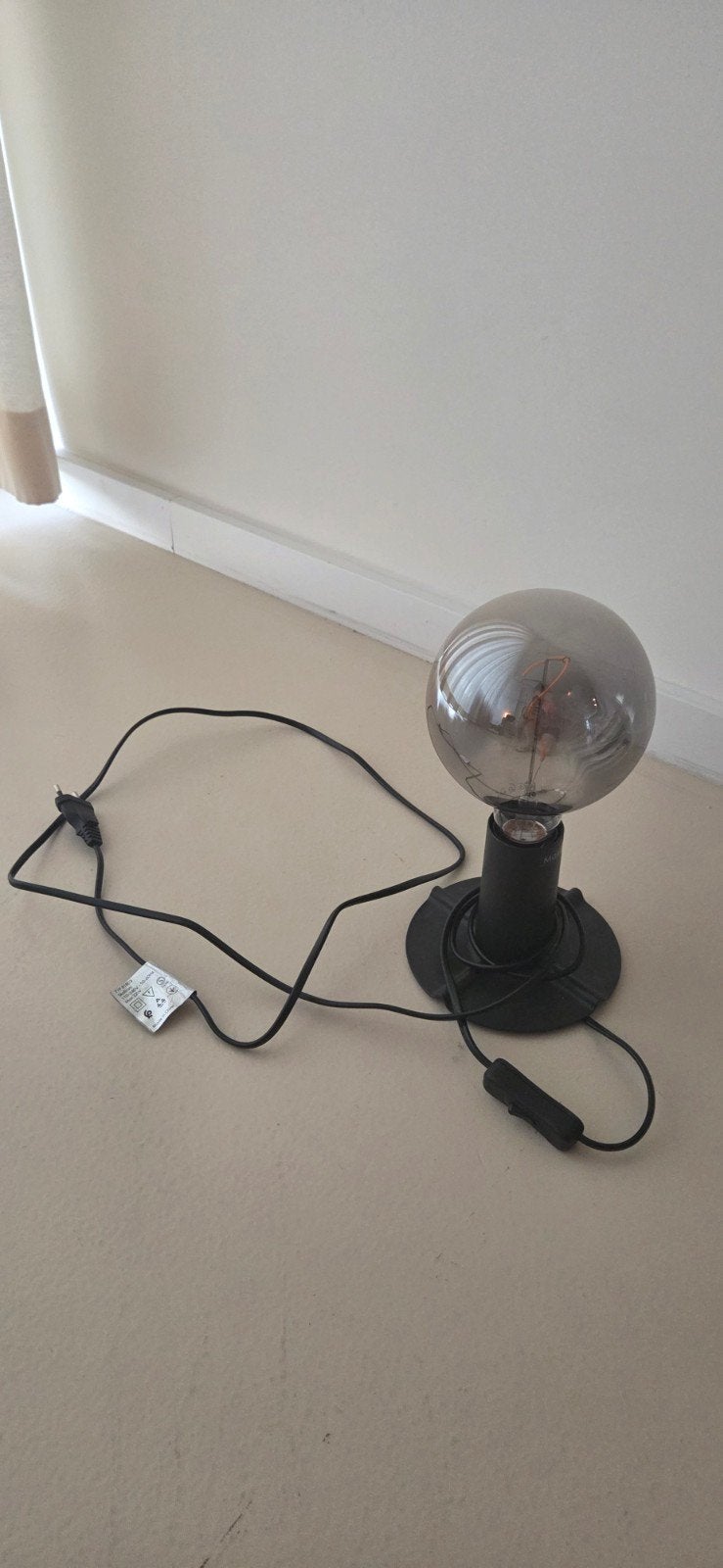IKEA tafellamp met Rollsbo lamp. 2 stuks, Glas, IKEA, Modern, E27 (groot)