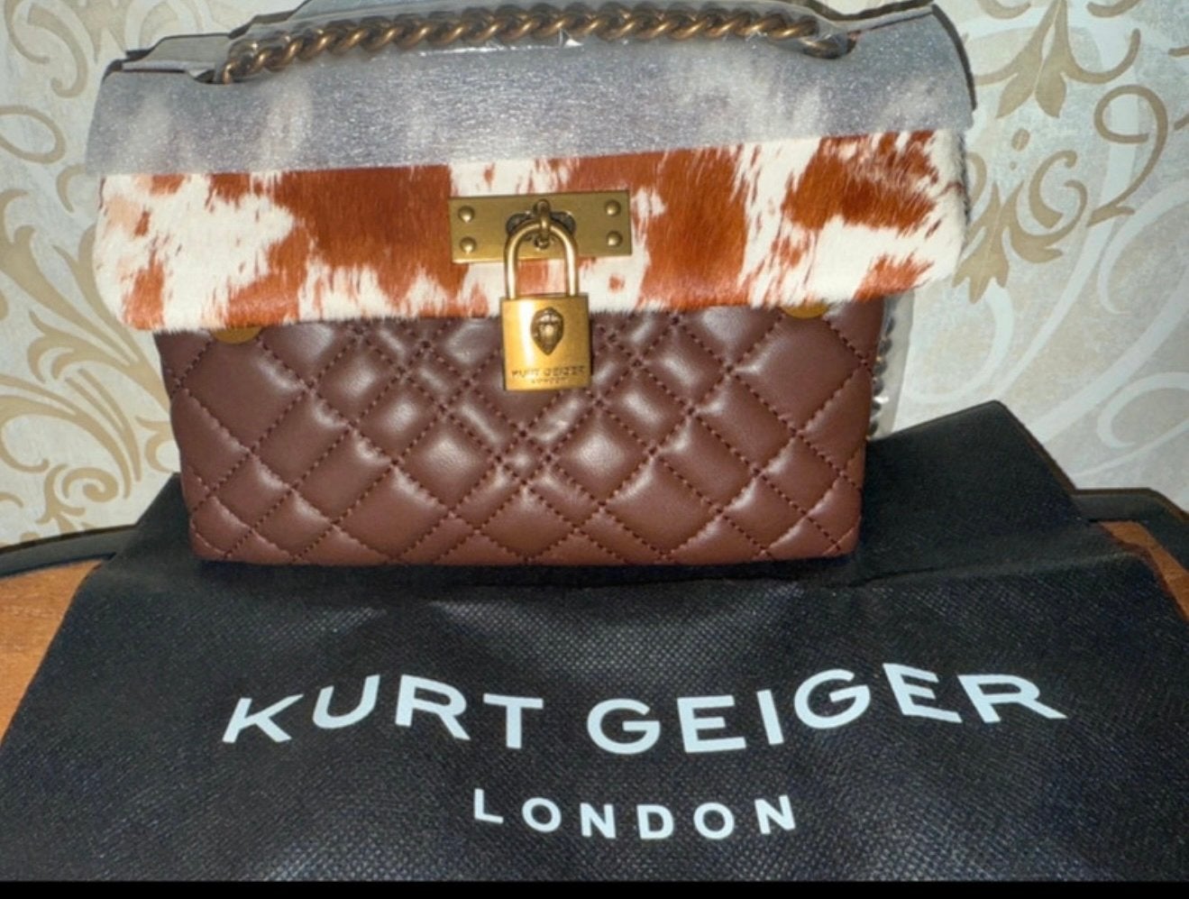 Kurt Geiger Mini Brixton Tas - Nieuw met labels, Sieraden, Tassen en Uiterlijk, Tassen | Damestassen, Bruin, Schoudertasje, Nieuw