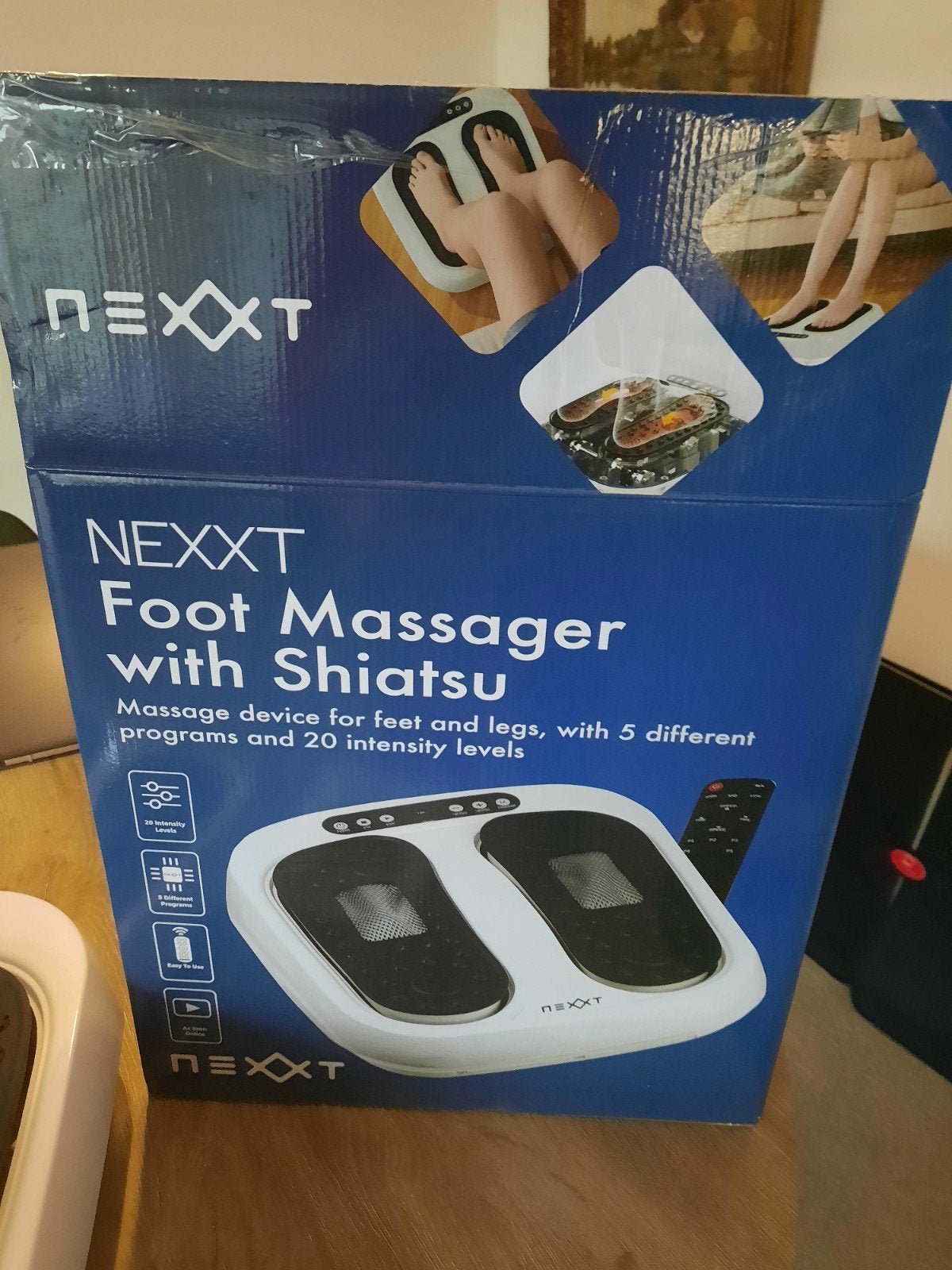 Voet en beenmassage app  merk NEXXT + handleiding, Ophalen, Zo goed als nieuw, Apparaat
