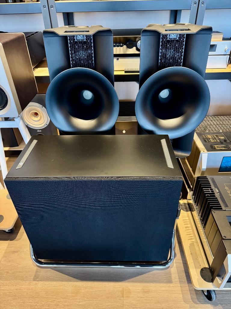 Avantgarde Acoustic Colibri met subwoofer - Inruil - Mint!, Overige merken, Acoustic 1, Zo goed als nieuw, Info@avantgarde-acoustic.de