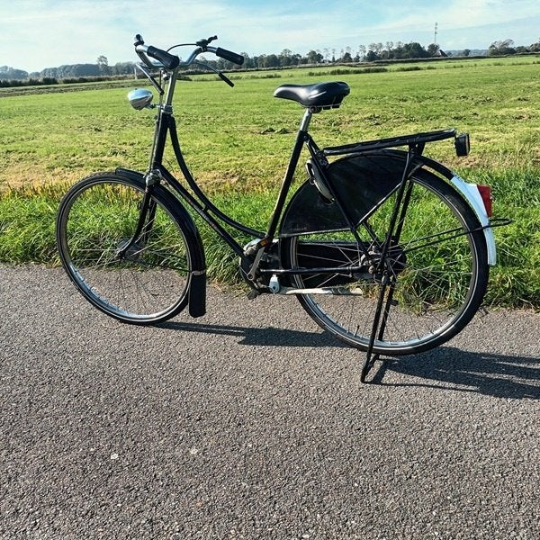 Gazelle tour populair omafiets 3V trommelremmen stangen, 56 cm of meer, Ophalen, Gebruikt, Versnellingen