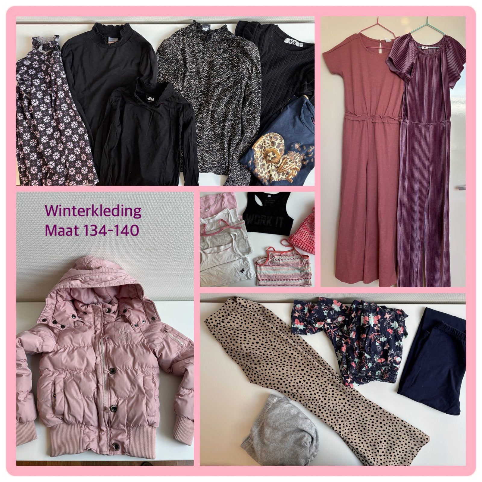 Meisjeskleding pakket maat 134-140, Kinderen en Baby's, Ophalen of Verzenden, Gebruikt, Meisje, Setje
