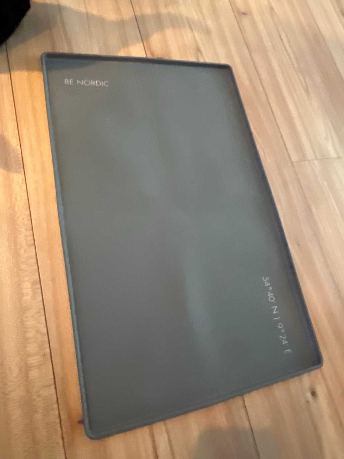 Be Nordic siliconen placemat - grijs, Kunststof, Ophalen of Verzenden, Zo goed als nieuw, Scandinavisch