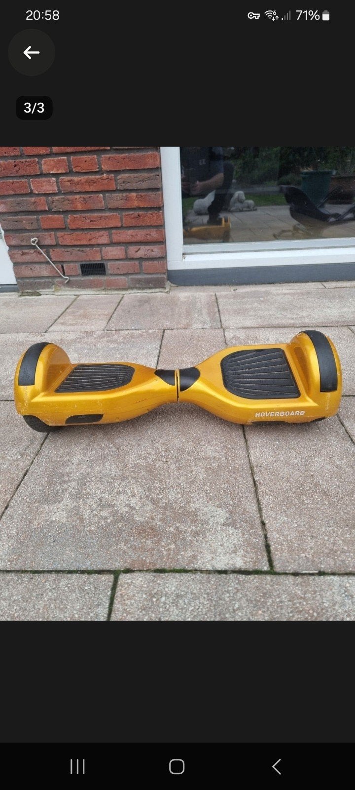 Hoverboard met buggy  Goud, Ophalen of Verzenden, Zo goed als nieuw, Overige typen, VOLTANA