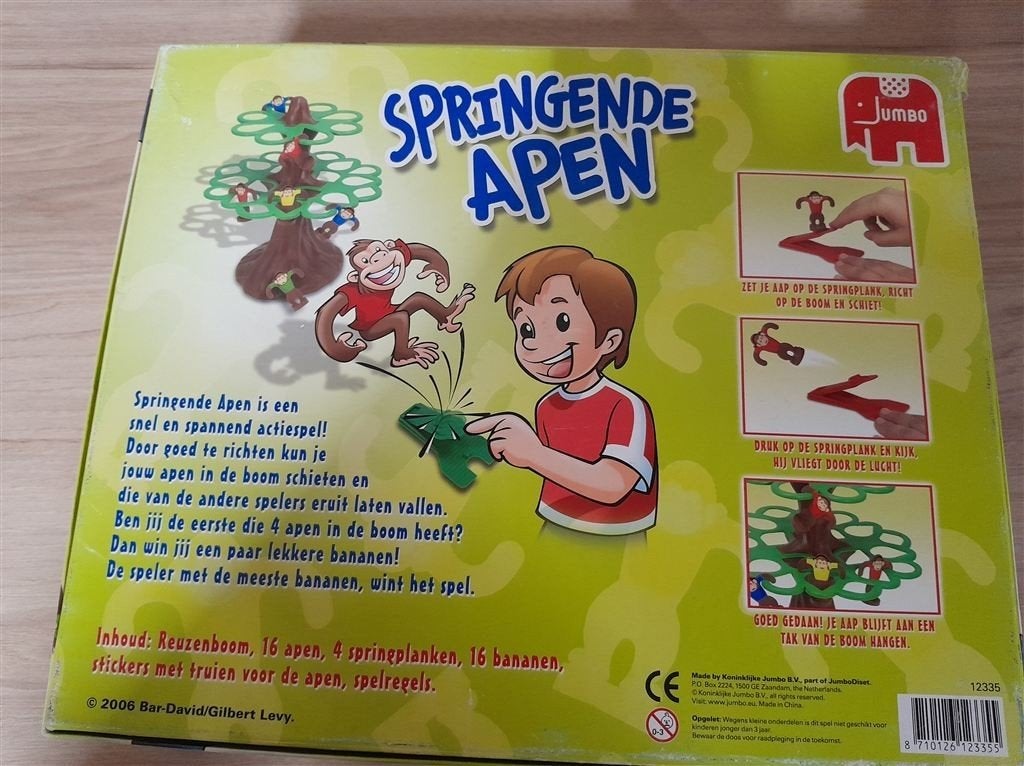 springende apen [s1267], Verzenden, Zo goed als nieuw