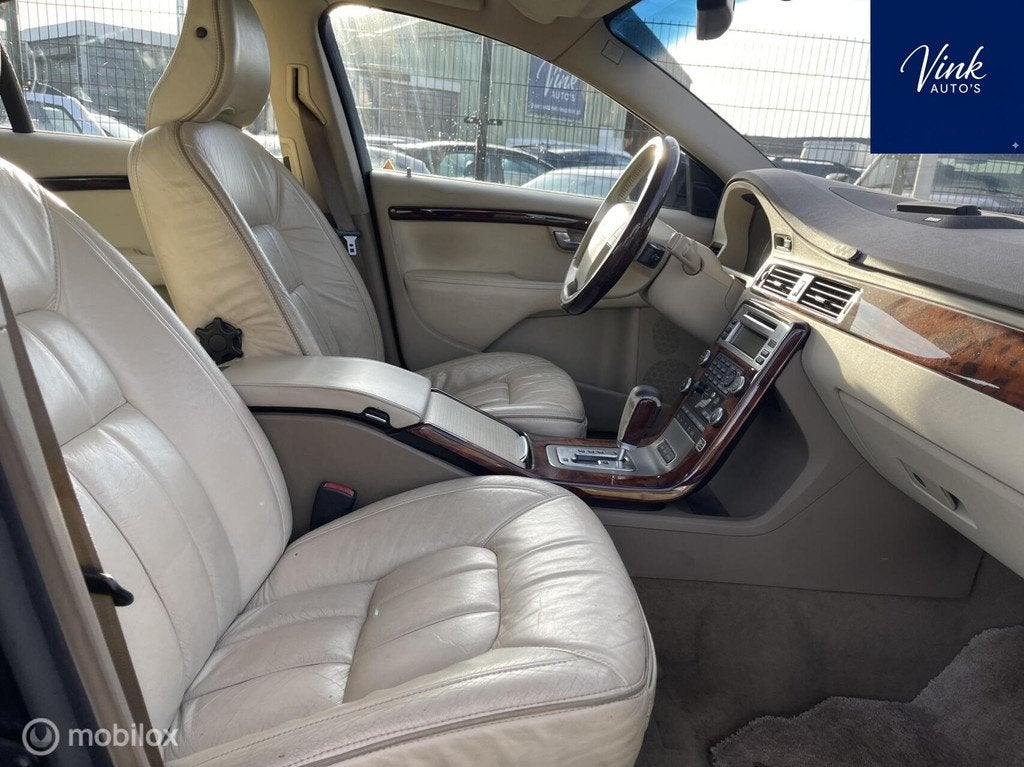 Volvo S80 3.2 AWD Summum | NL&NAP | Afneembare trekhaak | Le, Automaat, 238 pk, Beige, Blauw