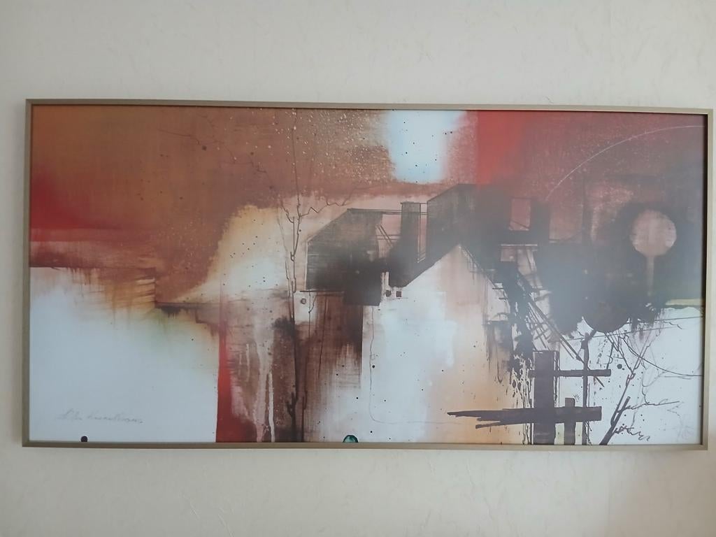 Schilderij kunst  gottfried renz, Ophalen of Verzenden