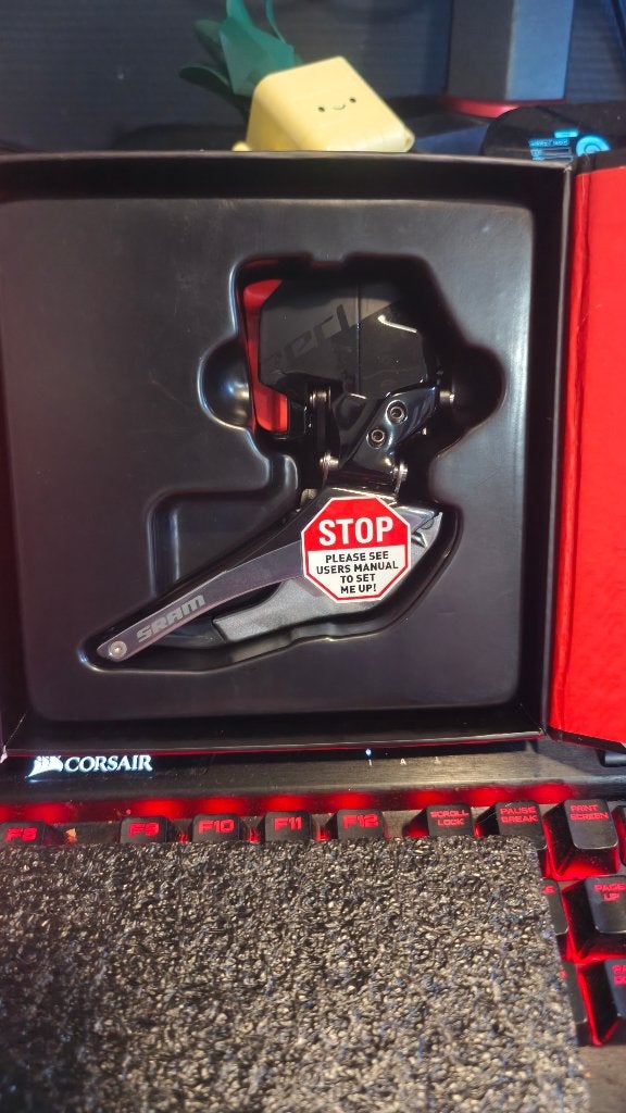 SRAM Red eTap AXS D1 Voorderailleur Braze-On 2x12s, Fietsen en Brommers, Fietsonderdelen, Ophalen of Verzenden, Derailleur of Ketting