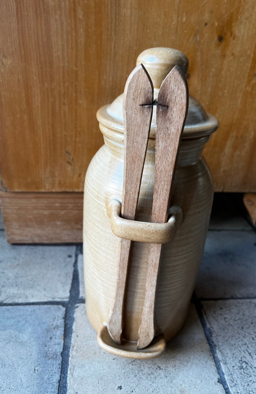 Brocante augurken pot gres Frankrijk, Ophalen of Verzenden, Zo goed als nieuw