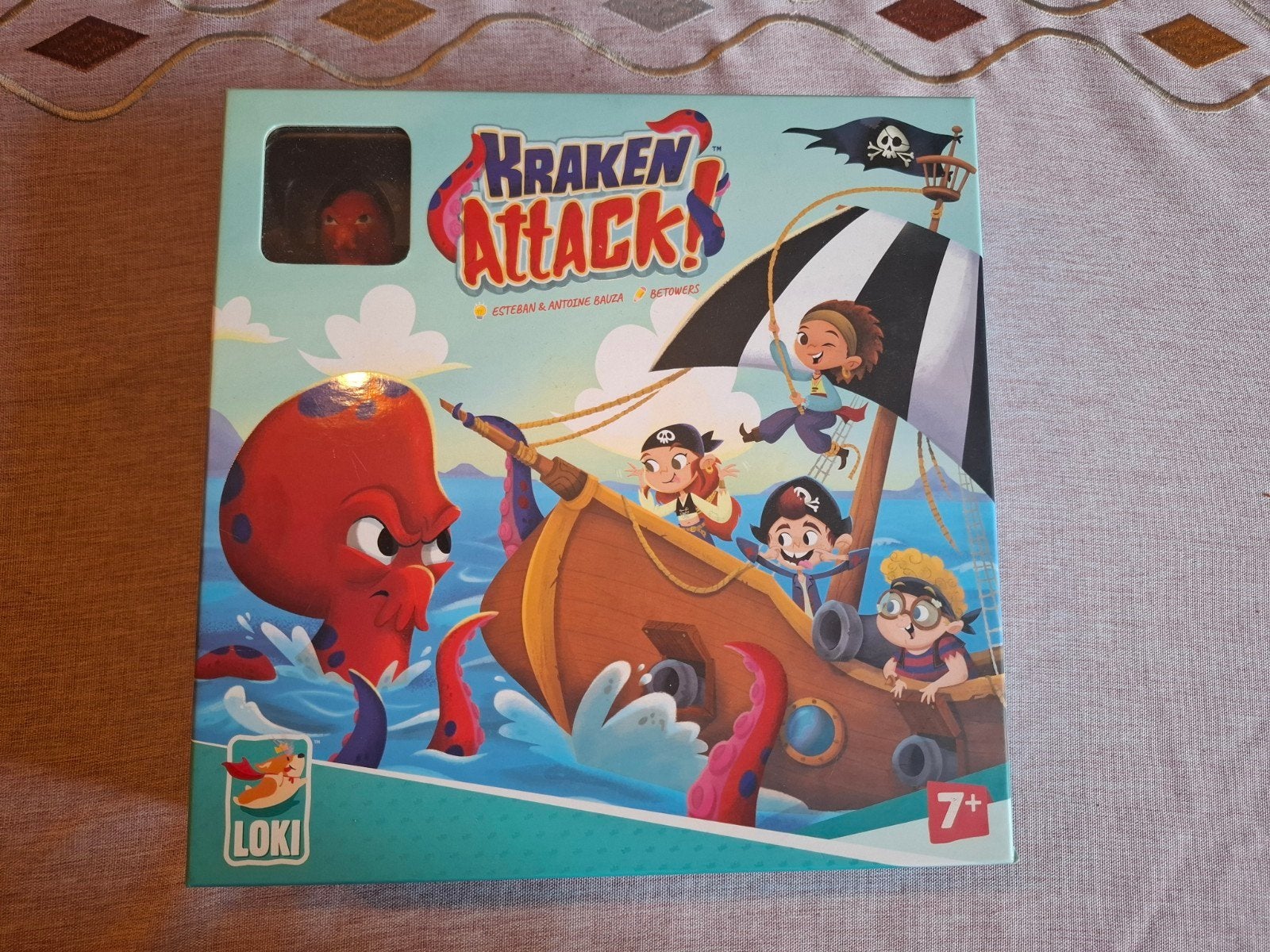 Kraken Attack - leuk coöperatief bordspel voor kinderen., Hobby en Vrije tijd, Gezelschapsspellen | Bordspellen, Ophalen of Verzenden