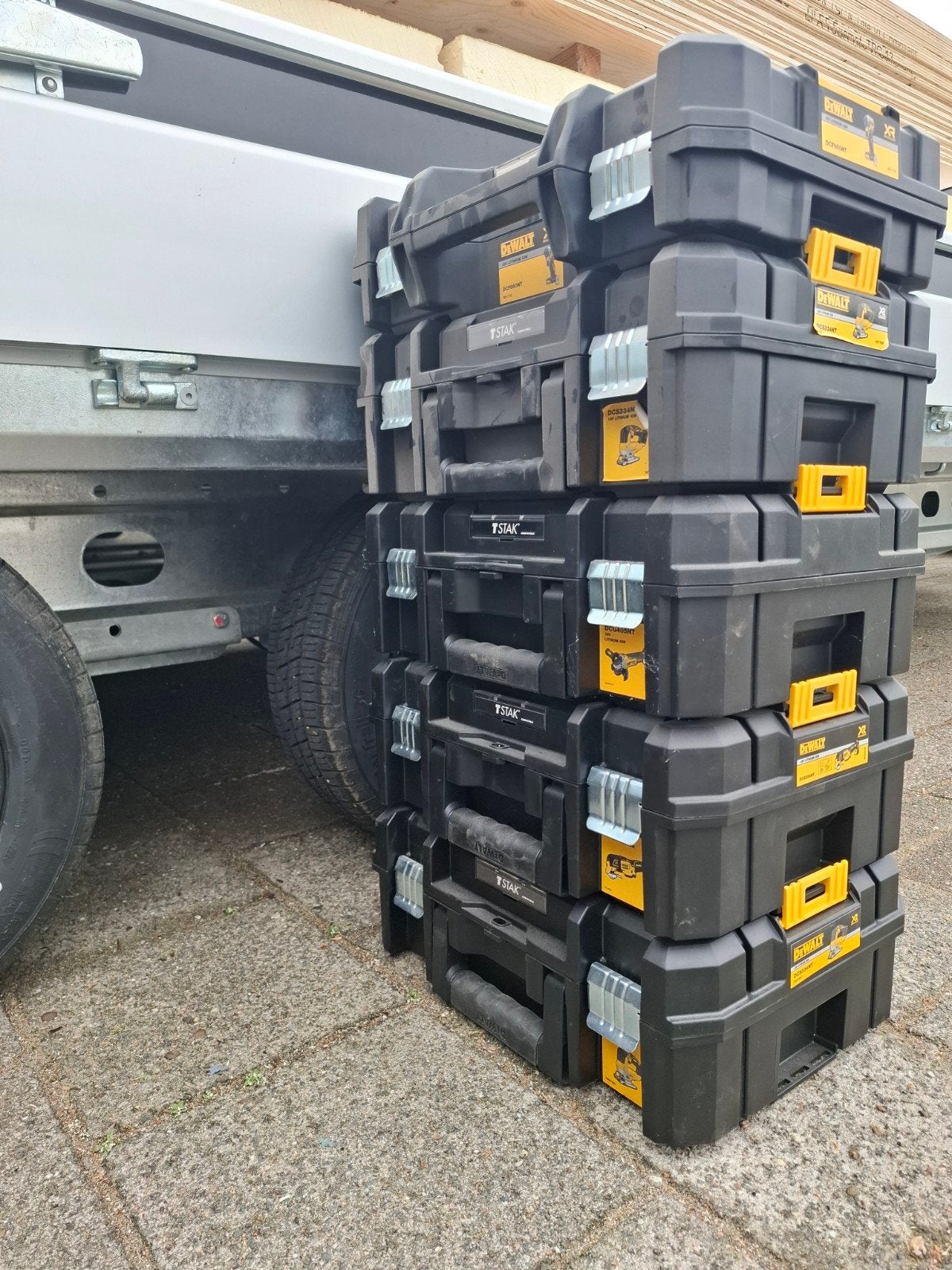 5x DeWalt TSTAK Gereedschapskoffers