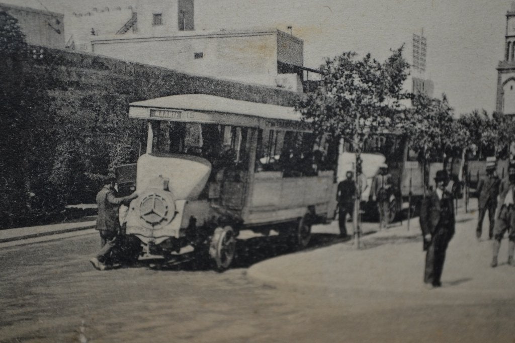 FRANKRIJK 1920 CASABLANCA OUDE AUTOBUS STATION, Ophalen of Verzenden, Voor 1920, Gelopen, Sterren en Beroemdheden