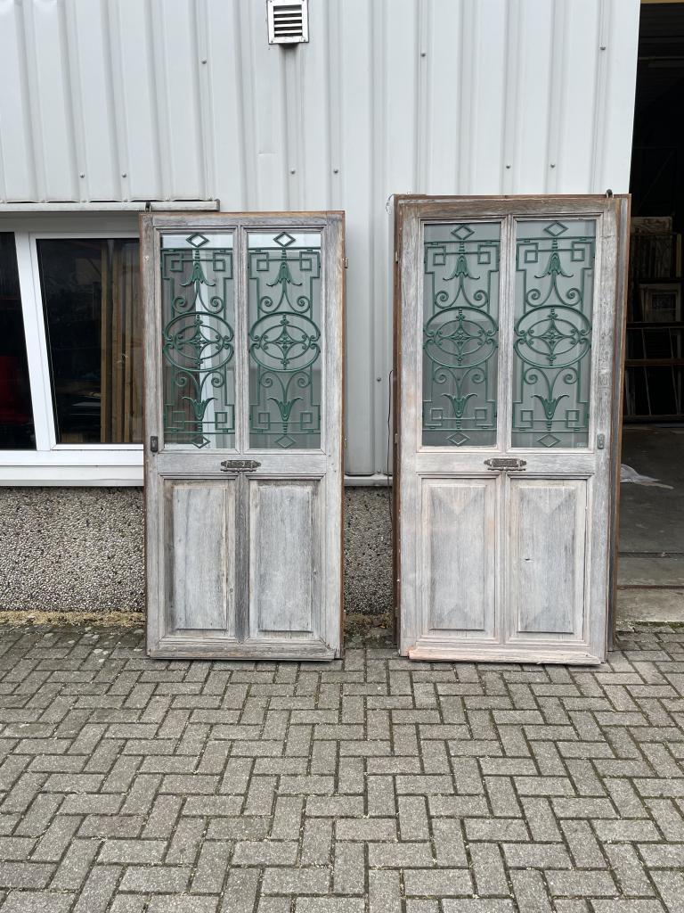 eiken antieke voordeuren, La belle porte, Jurgen.hoogenboezem@gmail.com, 80 tot 100 cm, Glas