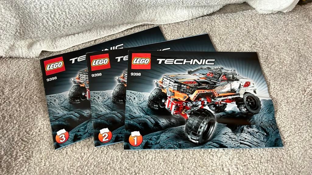 LEGO Technic bouwtekening nr. 9398, Ophalen of Verzenden, Gebruikt, Lego