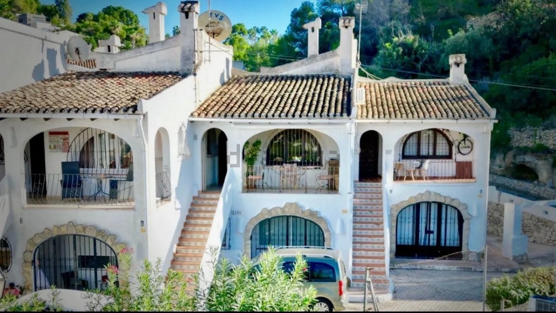 Te koop: vakantiewoning/ appartement in Moraira, Spanje, Dorp, 2 slaapkamers, Costa Blanca, Open haard