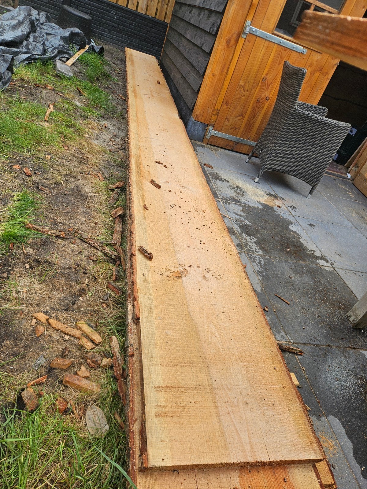 Houten schaaldelen, Ophalen, 25 tot 50 mm, Nieuw, Plank