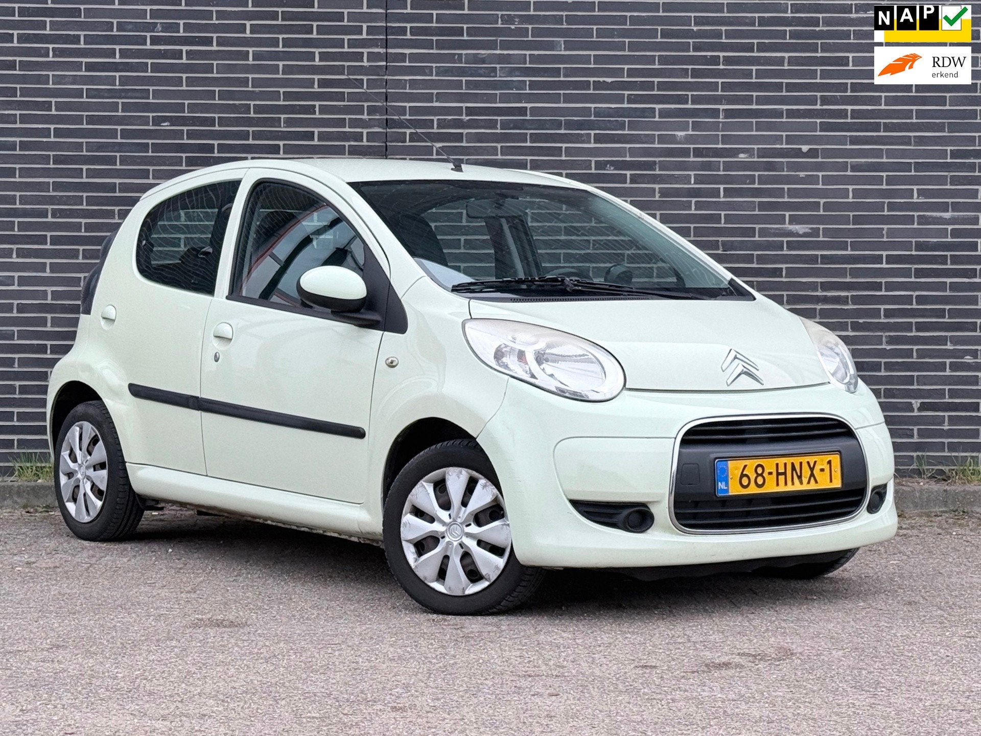 Citroen C1 1.0-12V Ambiance Airco, Half leder! Nieuwe APK!, Auto's, Voorwielaandrijving, Gebruikt, 4 stoelen, Origineel Nederlands