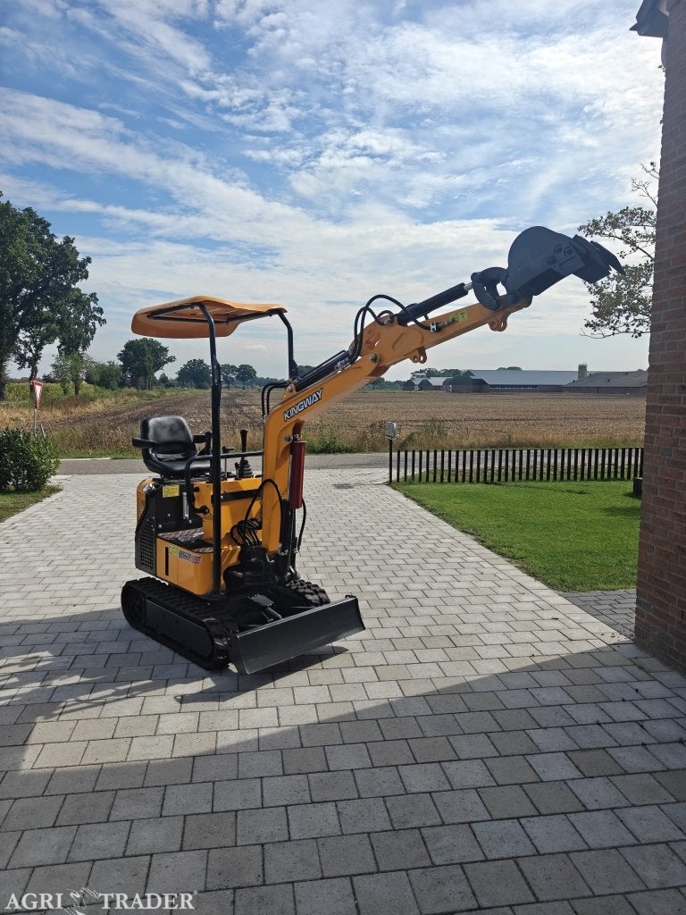 Minigraver Minigraafmachine Kingway Bagger1000 NOG ENKELE, Verzenden, Heel Nederland, KINGWAY, Graafmachine