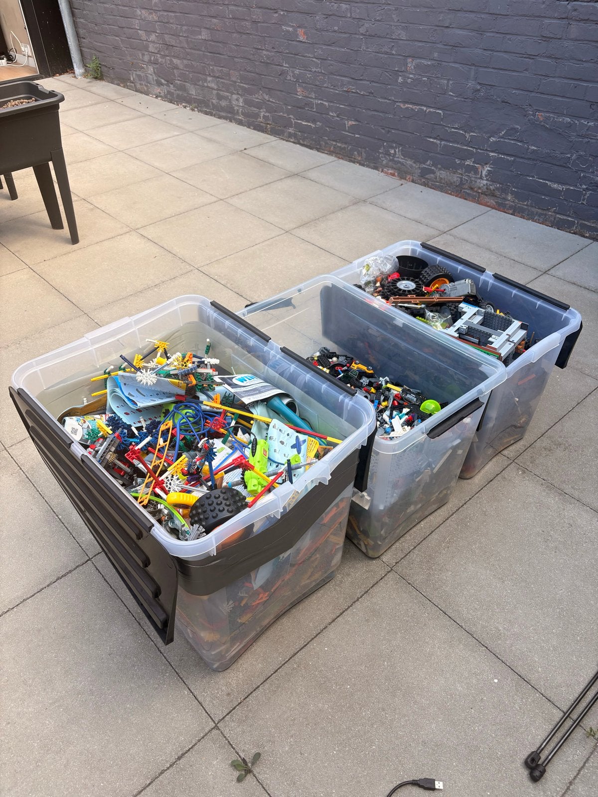 Grote partij lego (K'nex & Lego), Ophalen, Gebruikt, K'nex