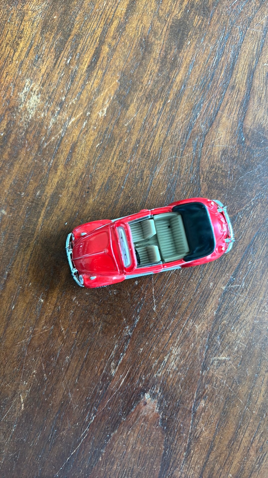 Miniatuur volswagen kever cabrio, Ophalen of Verzenden, Zo goed als nieuw, Auto