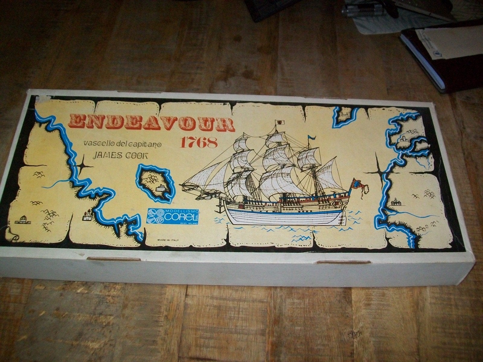 Corel Endeavour 1768 Scheepsmodelbouwkit James Cook, Ophalen of Verzenden, Nieuw, Groter dan 1:32, Overige merken