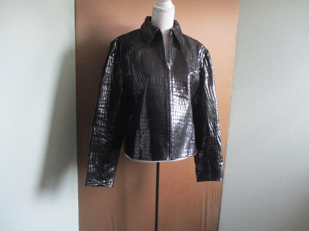 Kennedy Womens Wear leren jas maat 44., Kleding | Dames, Verzenden, Kennedy Womens, Zwart, Maat 42/44 (L)