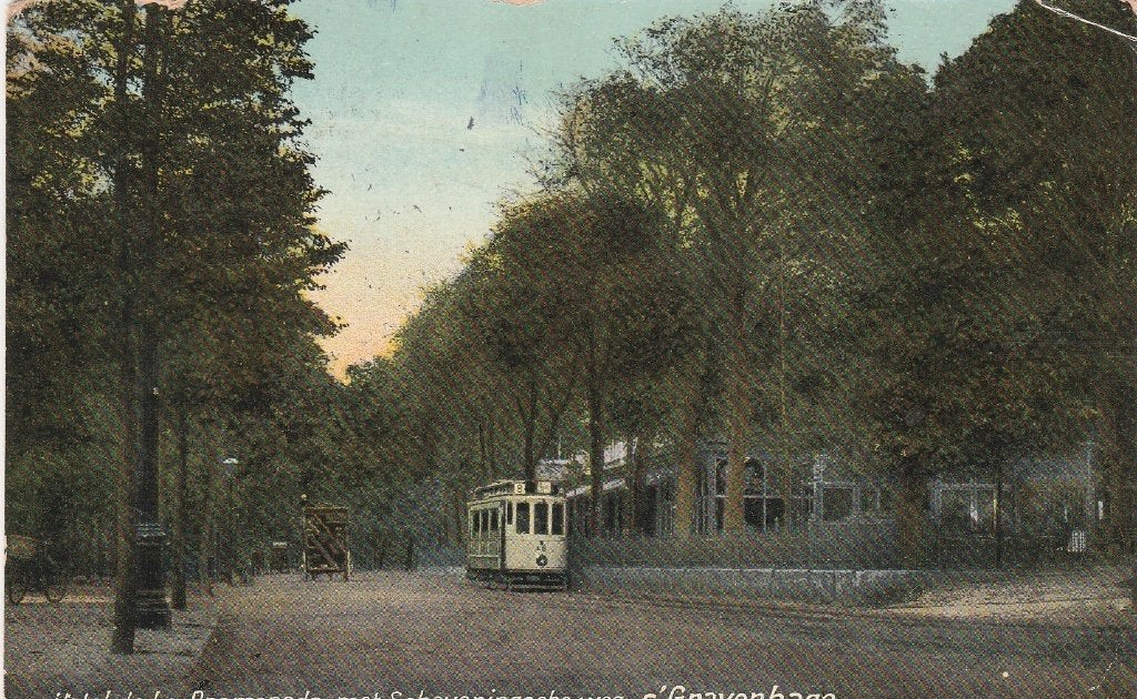 den haag- hotel de la promenade 1909, Ophalen of Verzenden, Voor 1920, Zuid-Holland