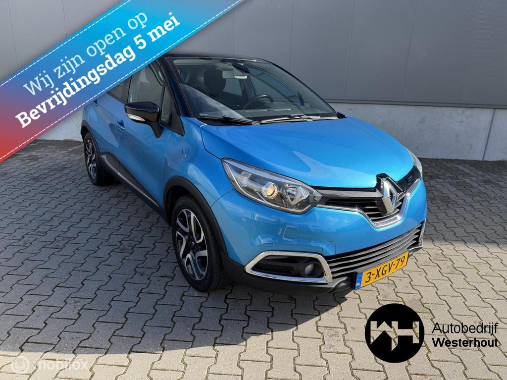 Renault Captur 0.9 TCe Dynamique|P.SENSOREN|NAVI|NAP, Auto's, Renault, Voorwielaandrijving, Gebruikt, Blauw, 49 €/maand