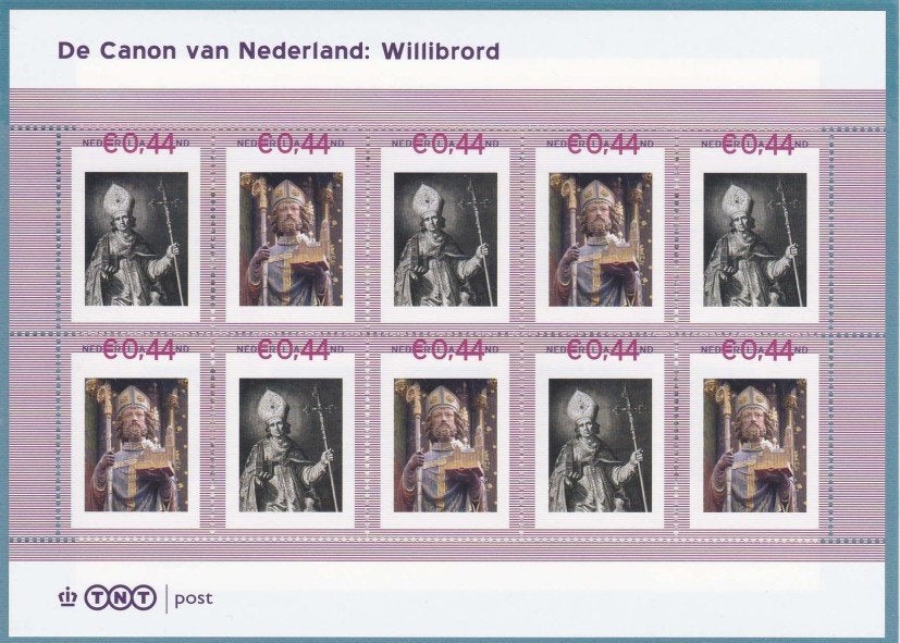 Canon van Nederland Vel Willibrord, Ophalen of Verzenden, Postfris
