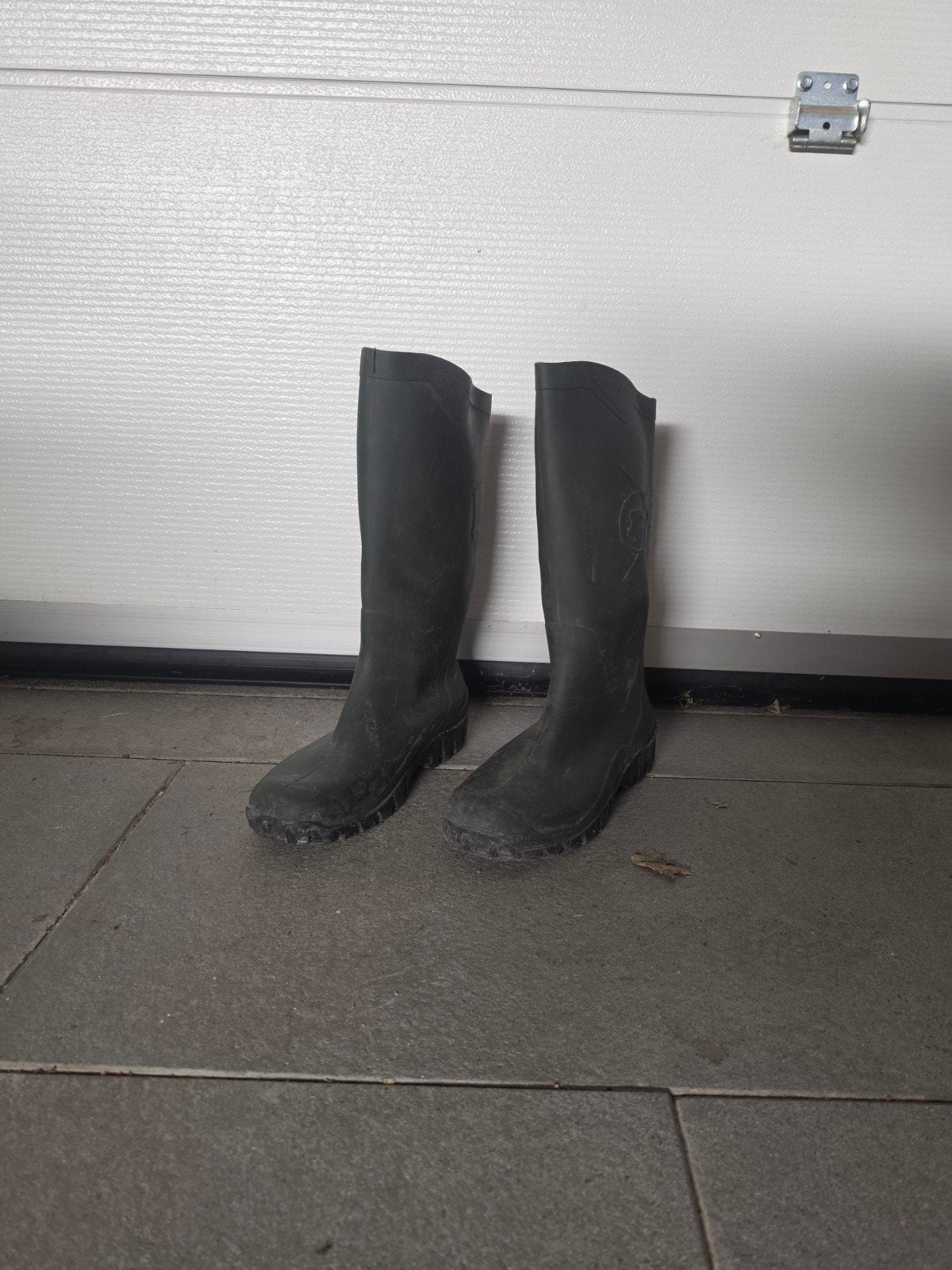 Groene rubberen laarzen - Maat 44, Ophalen of Verzenden, Gebruikt, Heren, Laarzen